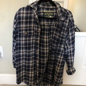 Navy Blue Flannel